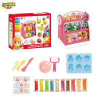 Set Lilin Warna-Warni Desain Kreatif, Tanah Liat Ajaib & Slime Non-Toksik Terinspirasi Buah, Hewan & Bunga, Lilin Kreatif untuk Anak-Anak