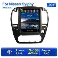 Autoradio stéréo au prix d'usine pour Nissan Bluebird Sylphy G11 2005-2012 Navigation Multimédia Carplay Lecteur vidéo audio automatique