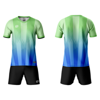 Ensemble d'uniformes de football personnalisés en gros d'usine, dernier design, maillot de football sublimé pour équipe de club, séchage rapide