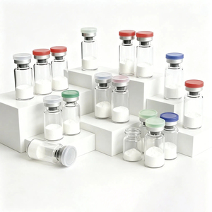 Poudre lyophilisée de tripeptide de cuivre bleu GHK-Cu pour soins du visage, matière première cosmétique - Product Image 1