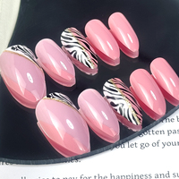 Proveedor Chino de Uñas Postizas Cortas, Estilo Stiletto y Almendrado, Uñas Artificiales Personalizadas