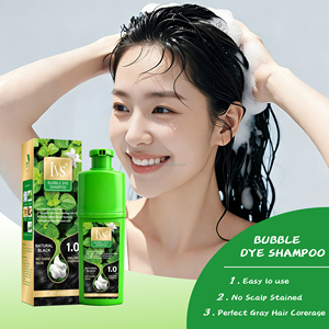 Champú Tinte para el Cabello 420ml, Espuma Permanente para Mujeres, Cobertura de <span class=keywords><strong>Canas</strong></span>, Calidad de Salón en Casa - Product Image 2