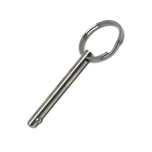 Ball Dowel Pin Lock Custom Galvanized Steel Countersunk Head Mini Rivets Ball Lock Quick Release Pin Ring Handle Locking Pin