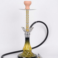 Nouvelle boutique de tabac, chicha premium en aluminium avec 2 tuyaux, 4 tuyaux