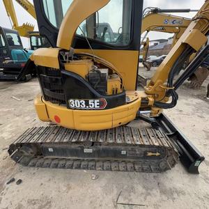 Mini pelle CAT 303.5 de qualité industrielle - Conception compacte à rayon réduit, entretien facile, équipement d'excavation de construction - Product Image 2