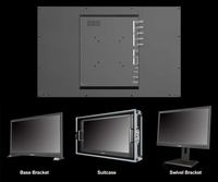 Lilliput 21.5 pouces Triple Portrait caméra moniteur de terrain double 3G-SDI double pour entrée HDMI Quad Split Multiview moniteur vidéo court