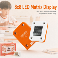 Kit de Robotique IoT à Intelligence Artificielle Qimayuan ESP32-S3 S19 PH2.0 Plug-and-Play avec Affichage d'Animation Textile et Blocs de Construction de Codage