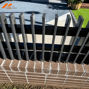 Custom Height Steel Blade Fence Panels <b>Privacy</b> Slat Design Powder Coated Anti-Rust Fencing for Villa <b>Garden</b> Backyard Projects - Product Image 1