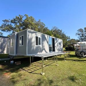 อาคารสำนักงานเคลื่อนที่หรูหราแบบเหล็กสำเร็จรูป ตู้คอนเทนเนอร์แบบโมดูลาร์ ขยายได้ ทนทานต่อพายุเฮอริเคน แบบพกพา - Product Image 5