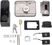 Serrure électronique intelligente Ttlock Tuya étanche, serrure numérique à double empreinte digitale, sécurisée pour garages et portails