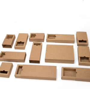 <strong>Brown</strong> Kraft Paper <strong>Gift</strong> <strong>Box</strong> Custom Logo Printed Slide Drawer Style Paper Packaging <strong>Box</strong> for Soap Tea - Product Image 5