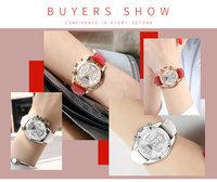 Montre chronographe à quartz pour homme, chiffres romains, cadran soleil, bracelet en cuir véritable, montre-bracelet de style business