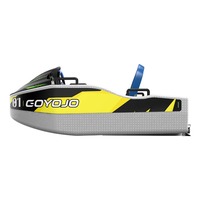 Karting Électrique Nautique pour Adulte 52 kWh 18 kW 75 Ah, Mini Bateau Jet Rapide, Moto Marine Compacte, Pêche et Glisse sur l'Eau