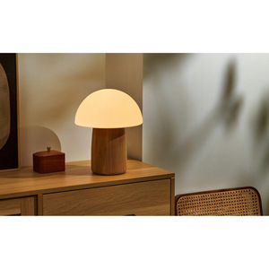 Nordic Mushroom <b>Table</b> Lamp E27 <b>LED</b> Desk Lamp For Bedroom <b>Bedside</b> Simple Design Modern Minimalist Style - Product Image 1
