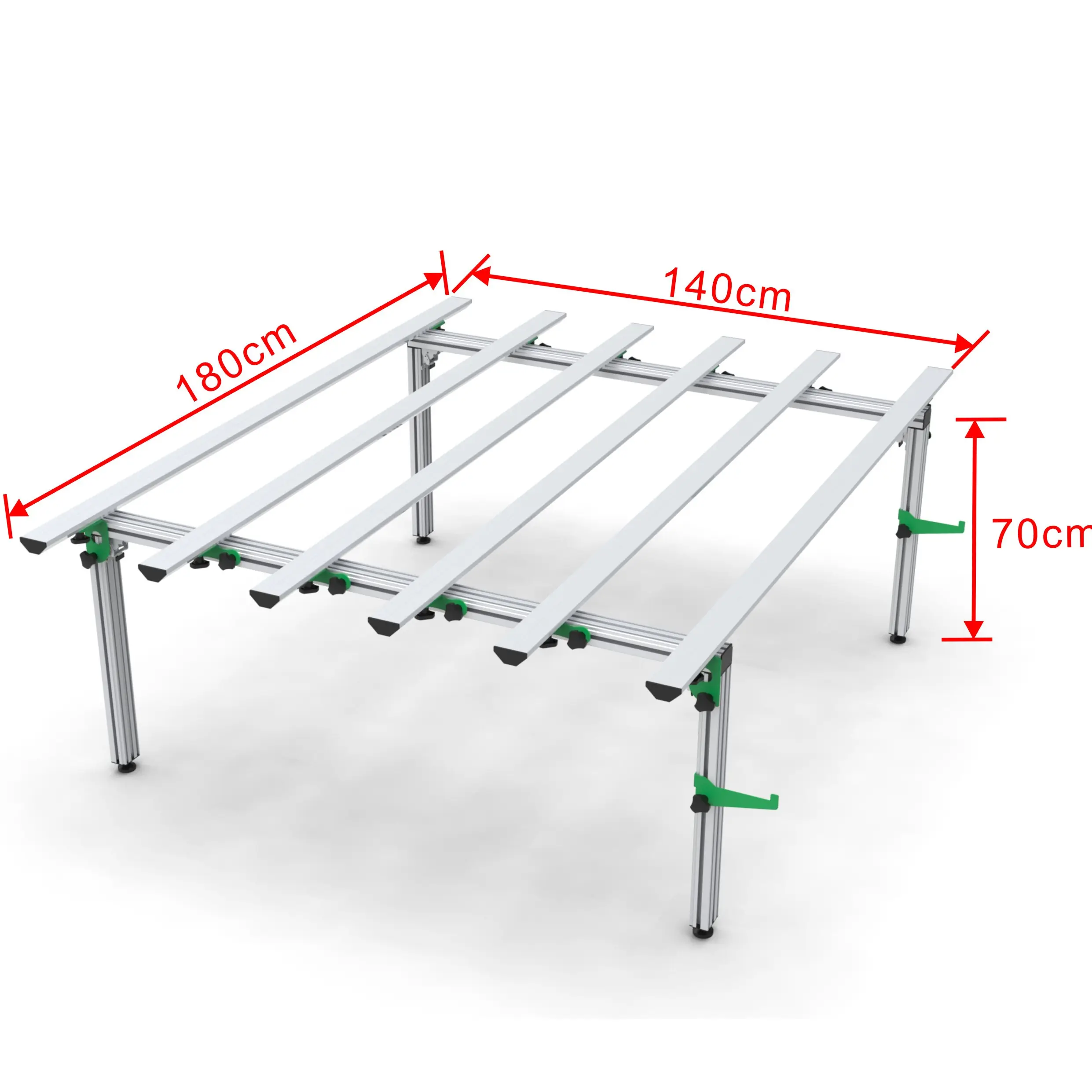 גדול פורמט אריח חותך שולחן 180cm אלומיניום workbench אריח אביזרי בניית כלים גדול אריח שולחן טפסות מערכת