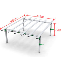 Table de découpe de carreaux pour grand Format 180cm, établi en Aluminium, accessoires outils de construction, système de travail de carrelages