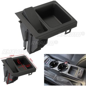 สำหรับ BMW E46 ซีรีส์ 3 ปี 1999-2006 กล่องเก็บของคอนโซลกลางด้านหน้ารถยนต์ ถาดใส่เหรียญ ที่วางเครื่องดื่ม อุปกรณ์ตกแต่งภายใน - Product Image 3