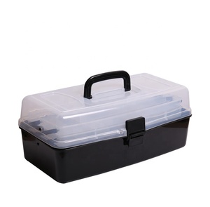 Caja de Pesca <span class=keywords><strong>FJORD</strong></span> en Oferta, Caja de Aparejos de Pesca Multifuncional de Plástico, Caja de Herramientas de Pesca Impermeable - Product Image 2