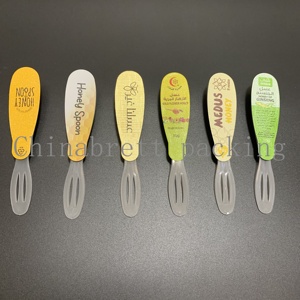 Eco friendly BPA Libero di Plastica PP <span class=keywords><strong>Miele</strong></span> Cucchiai con Un Foglio di Alluminio Coperchio - Product Image 3