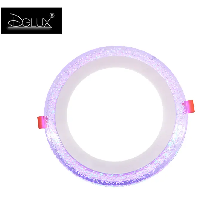 DGLUXインドアブルー/ピンク/レッド/グリーン/ホワイト2色バブル埋め込みラウンドLEDパネルライト