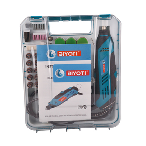 Mini-meuleuse électrique BYT-2113 220V, mandrin 1/8 pouce, outil rotatif à vitesse variable pour la sculpture sur bois et le polissage des métaux - Product Image 2