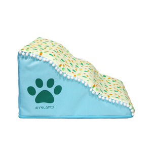 Escaliers de luxe pour chiens anti-pente Échelle de rampe en <span class=keywords><strong>mousse</strong></span> souple en polyester imperméable pour animaux de compagnie Échelle de pente d'escalade facile pour l'extérieur pour les chats - Product Image 4