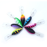 SEASKY 5CM 8.5g Büyük Kare Dudaklı Dalış Yapan Crankbait Wobbler Shad Cranks Sert Plastik Yem