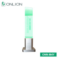 Lampu Peringatan 3 Warna ONN dengan Bodi Akrilik dan Alas Paduan Aluminium M4Y Menara Lampu Sinyal RYGB LOGO Dapat Disesuaikan