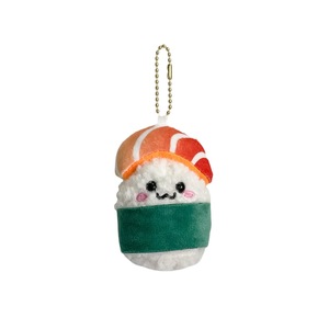 Portachiavi Natalizio Divertente e Kawaii, Ciondolo per Borsa a Forma di Sushi in Stile Giapponese, <span class=keywords><strong>Peluche</strong></span> Morbido a Forma di Riso, Accessorio da Appendere per Tutte le Età - Product Image 6