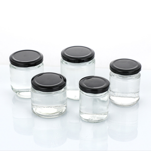 Vendita calda trasparente rotondo bocca larga barattolo di <span class=keywords><strong>vetro</strong></span> barattoli per conserve per marmellata di miele salsa sottaceto con coperchio <span class=keywords><strong>in</strong></span> metallo 250 <span class=keywords><strong>ml</strong></span> <span class=keywords><strong>500</strong></span> <span class=keywords><strong>ml</strong></span> 8 oz 16 oz - Product Image 2