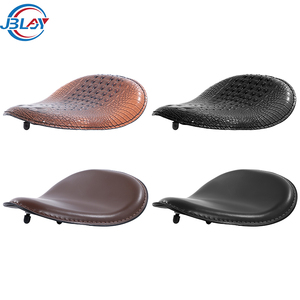 Housse de siège en cuir PU classique en promotion pour sièges de moto Cafe Racer, Sportster, <span class=keywords><strong>Bobber</strong></span>, Chopper, XL883, XL1200 - Product Image 1
