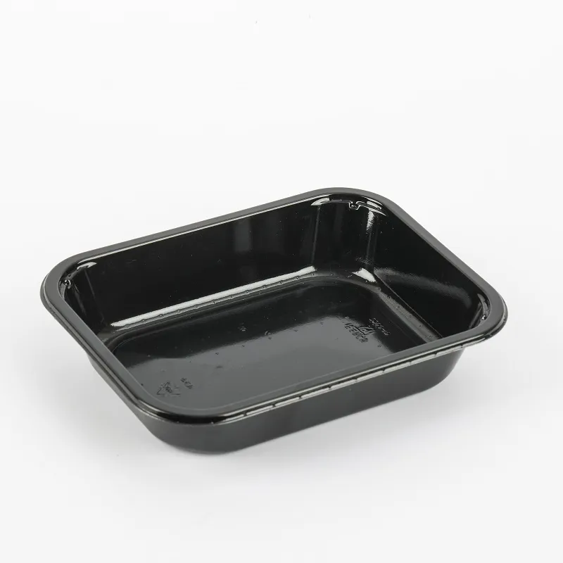 Vegetable Tray CPET Container To Pack The Fresh Vegetable Fruit Punnets For Display In Supermarket Tray CPET Food Tray