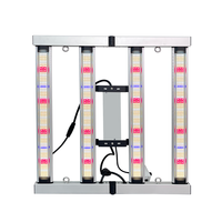 Lampu LED Grow Light ANDY Indoor Dimmable Full Spectrum Biru Merah 4 Bar Aluminium Alloy 240W untuk Rumah Kaca Tanaman