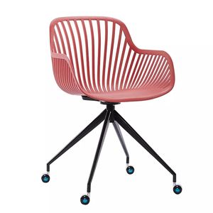 เก้าอี้พลาสติกรูปทรงต้นไม้ PP แบบวางซ้อนกันได้แบบไม่มีที่วางแขนสีขาวด้านหลังเป็นทรงกลมแบบโปร่งใสของโคลอมเบีย - Product Image 5