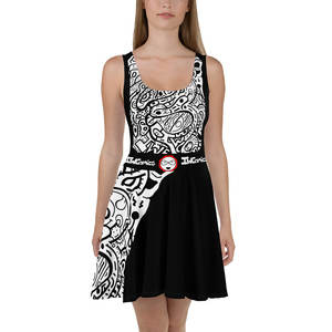 Vestido Vintage IMPOSSIBLE Estilo Skater con Logotipo Personalizado, Apliques Florales, Volantes, Diseño Sólido y Floral, Tallas XS-3XL, Hecho de Spandex - Product Image 3