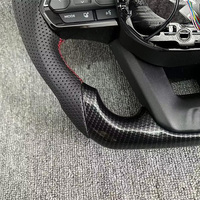 Volant en cuir 3D en fibre de carbone à prix direct usine pour Hilux Fortuner Land Cruiser Previa