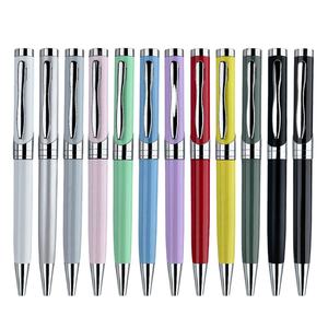 Bolígrafo esmerilado de alta calidad, de metal, con logotipo personalizado, venta al por mayor de fábrica - Product Image 2