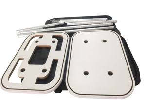 طاولة قماشية قابلة للطي صديقة للبيئة وخفيفة الوزن للعرض الترويجي في المعارض التجارية - Product Image 5