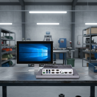 Panneau d'écran tactile industriel 13.3 pouces IP65 PC capacitif/résistance tablette intégrée/montage mural/ordinateur de bureau/VESA sans ventilateur O