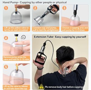 ODM/OEM Set di 18 Coppette per Massaggio, Strumento Cinese per Coppettazione Muscolare con Pompa a Vuoto, Coppette in Silicone per Riduzione della Cellulite a Casa - Product Image 5