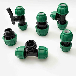 ข้อต่อท่อพลาสติก HDPE ขนาด 63 มม. แบบกดเร็ว สำหรับระบบน้ำหยดในสวน - Product Image 2