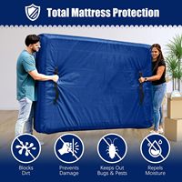 Sac de matelas épais pour les fournitures de déménagement-Rangement protecteur de housse de matelas réutilisable