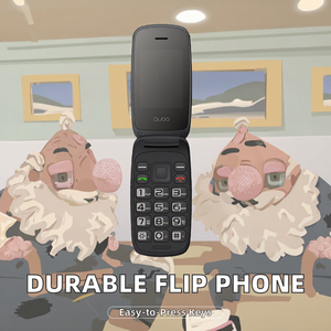 Teléfono Móvil Resistente con Sistema Linux, Pantalla TFT de 2.4 Pulgadas, Doble SIM, Diseño Plegable para Personas Mayores, Botones Grandes, Económico y Confiable, Cámara de 0.3MP - Product Image 2