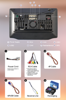 Radio para Auto Doble DIN de 10 Pulgadas al por Mayor, Pantalla Android para Auto, Radio Estéreo Android, Electrónica para Auto, Reproductor de DVD para Auto, DSP