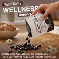 Service Personnalisé 60 Gélules de Nigelle Noire 1000mg par Portion Soutien Immunitaire et Digestif OEM ODM