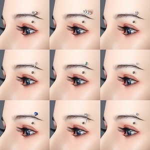 Piercing Stories ASTM F136 Titanium Dangling <b>Rook</b> Ring Eyebrow Piercing Body Jewelry - Product Image 1