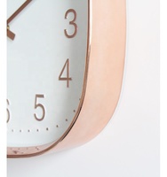 Jam Dinding Persegi Quartz Senyap Modern 12 Inci untuk Ruang Tamu 30 Cm Persegi Gaya Sederhana Menggantung Jam Dinding untuk Kamar Tidur