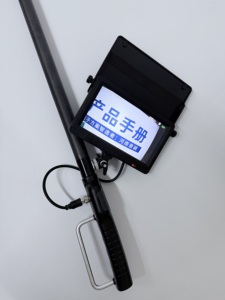 带视频记录的车载轻型碳纤维杆伸缩检查摄像机下数码变焦 - Product Image 4