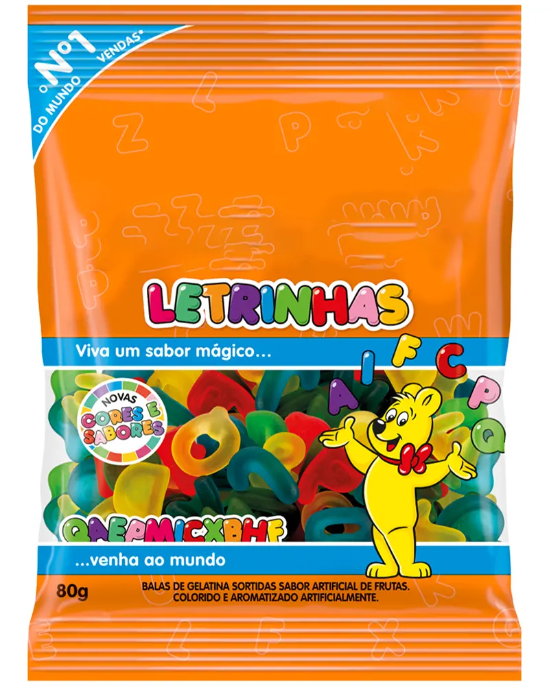 Gummies di plastica in cotone stampato con motivo personalizzato di alta qualità