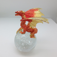 Statue de dragon antique statue de dragon feng shui dragon rose pour hommes jouet